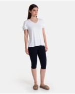 Pantalons pirata llis tipus legging de dona