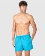 Men's plain swimsuit with elastic waistband and drawstring