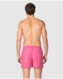Men's plain swimsuit with elastic waistband and drawstring