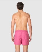 Men's plain swimsuit with elastic waistband and drawstring