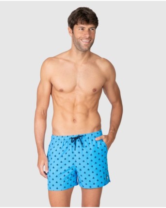 Men's swimsuit with all-over print