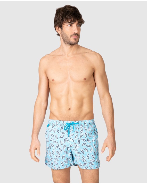 Men's swimsuit with all-over print