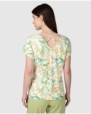 Camiseta de mujer de manga corta estampada