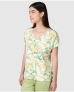 Camiseta de mujer de manga corta estampada