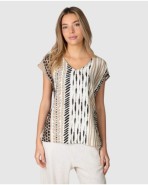 Women's short-sleeved printed t-shirt