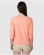 Women's basic three-quarter sleeve V-neck t-shirt