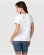 Women's basic short-sleeved T-shirt with round neck