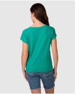 Women's basic short-sleeved V-neck T-shirt
