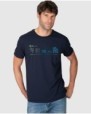 Men's short-sleeved cotton t-shirt with print