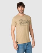 Camiseta de hombre manga corta con estampado vintage