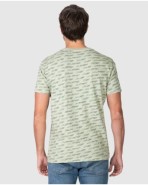 Camiseta de hombre de manga corta de rayas