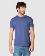 Men's short-sleeved t-shirt with all-over print