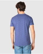 Camiseta de hombre manga corta con estampado integral