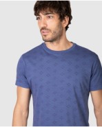 Men's short-sleeved t-shirt with all-over print