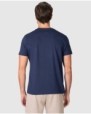 Men's plain short-sleeved T-shirt with round neck
