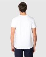 Camiseta de hombre de manga corta lisa con cuello redondo