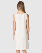Women's short sleeveless straight cut dress