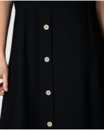 Vestido de mujer sin mangas con botones decorativos