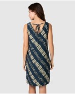 Vestit curt de dona sense mànigues amb estampat gràfic