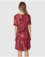 Women's short dress with graphic print