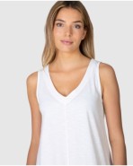 Women's short sleeveless dress with a plain design