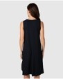 Women's short sleeveless dress with a plain design