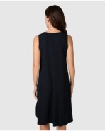 Women's short sleeveless dress with a plain design