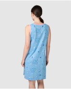 Camisón corto de mujer de tirantes con estampado floral