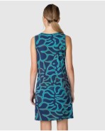 Camisón corto de mujer de tirantes con estampado abstracto