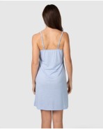 Women's short-sleeved nightgown with floral print