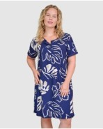 Camisola curta de dona de màniga curta amb estampat floral