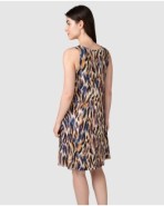 Women's sleeveless cropped t-shirt with print