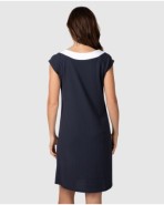 Vestit de platja curt de dona de màniga japonesa amb botons decoratives