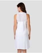 Women's sleeveless cropped top with openwork panel