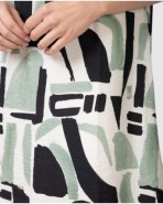 Playera corta de mujer de tirantes con escote cruzado