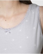 Pijama pirata de dona sense mànigues punta decorativa