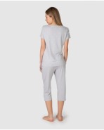 Women's pirate pajamas with short sleeves and a V-neck