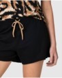 Women's short pajamas with straps and animal print