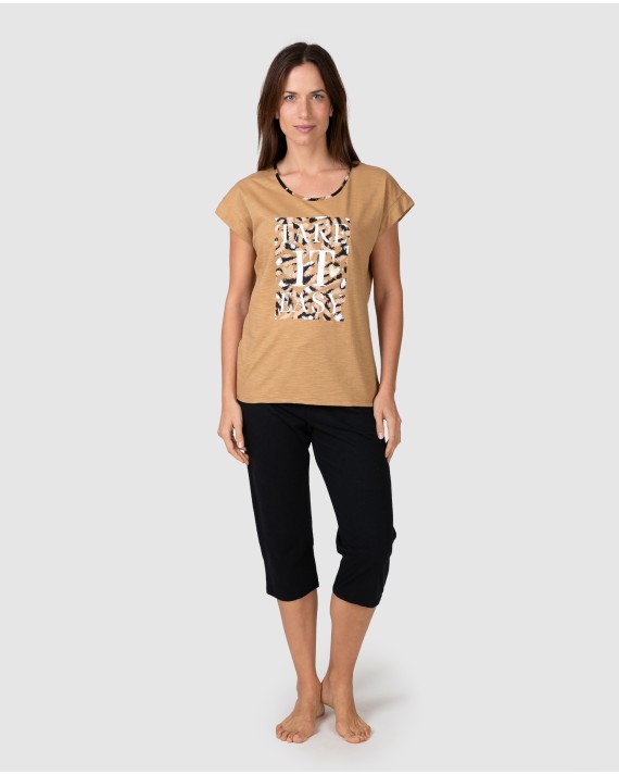 Women's pirate pajamas with Japanese manga graphic print