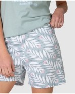 Pijama corto de mujer manga japonesa estampado grafico central