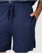 Men's short-sleeved pajamas with button-front closure