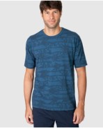 Men's short-sleeved graphic print pajamas