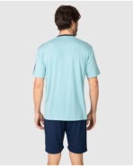 Men's short-sleeved graphic print pajamas