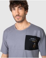 Pijama curt d'home de màniga curta amb Detall gràfic