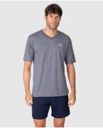 Men's short-sleeved V-neck pajamas