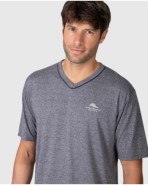 Men's short-sleeved V-neck pajamas