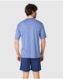 Men's short-sleeved V-neck pajamas