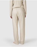 Pantalons llargs de dona amb cintura elàstica i butxaques laterals