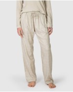 Pantalons llargs de dona amb cintura elàstica i butxaques laterals