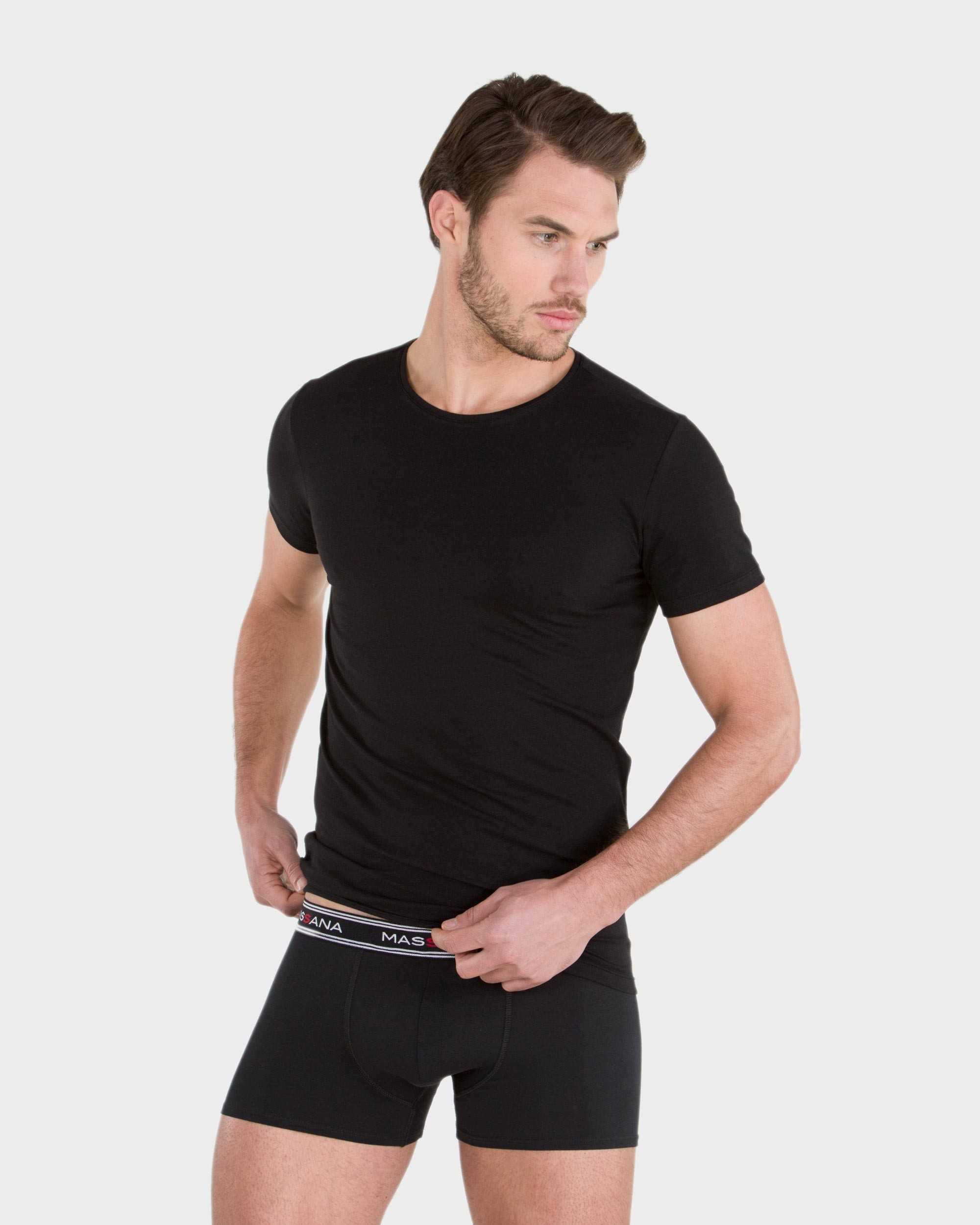 CAMISETA INTERIOR HOMBRE NEGRO